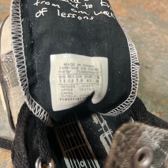 VINTAGE Converse All Star Chuck Taylor shoes unisex Women size 9.5 Men size 7.5 - Picture 12 of 13